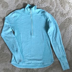 Eddie Bauer 1/4 Zip Sweater with Thumb Holes